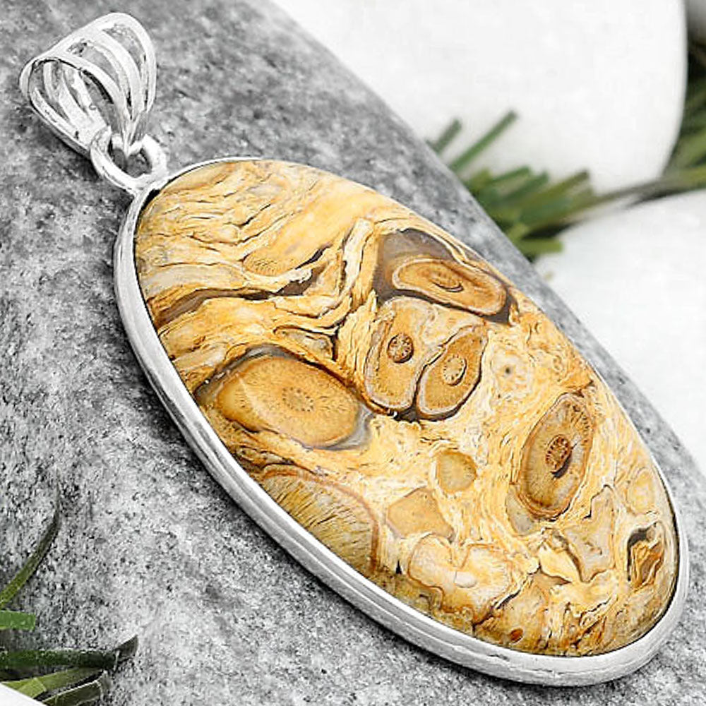 Natural Rock Calcy Pendant P-1001 SDP124857
