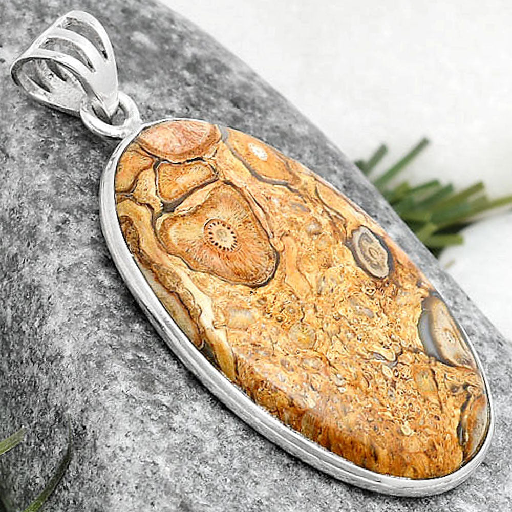 Natural Rock Calcy Pendant P-1001 SDP124859