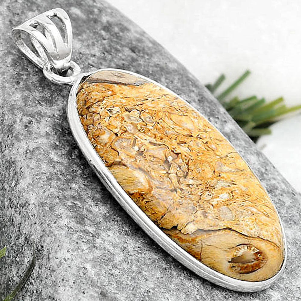 Natural Rock Calcy Pendant P-1001 SDP124860