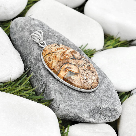 Natural Rock Calcy Pendant P-1001 SDP124862