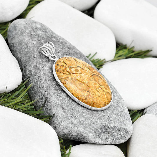 Natural Rock Calcy Pendant P-1001 SDP124863
