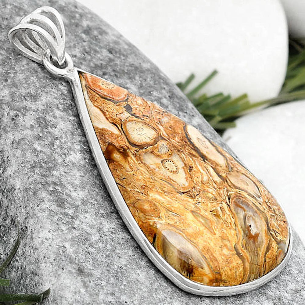 Natural Rock Calcy Pendant P-1001 SDP124869