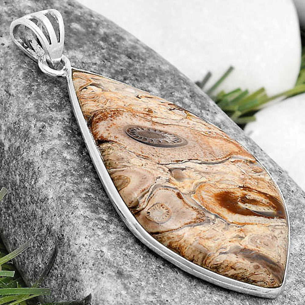 Natural Rock Calcy Pendant P-1001 SDP124875