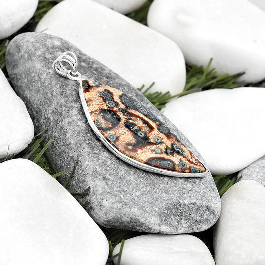 Natural Viper Skin Jasper Pendant P-1001 SDP124950
