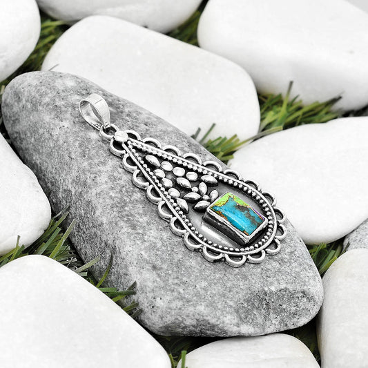 Multi Copper Turquoise - Arizona Pendant P-1033 SDP125254