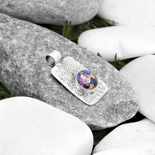 Copper Purple Turquoise - Arizona Pendant P-1674 SDP125373