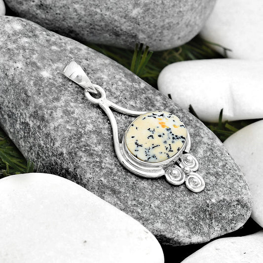 Natural Russian Honey Dendrite Opal Pendant P-1473 SDP125383