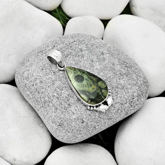 Natural Star Galaxy Jasper Pendant P-1102 SDP125415