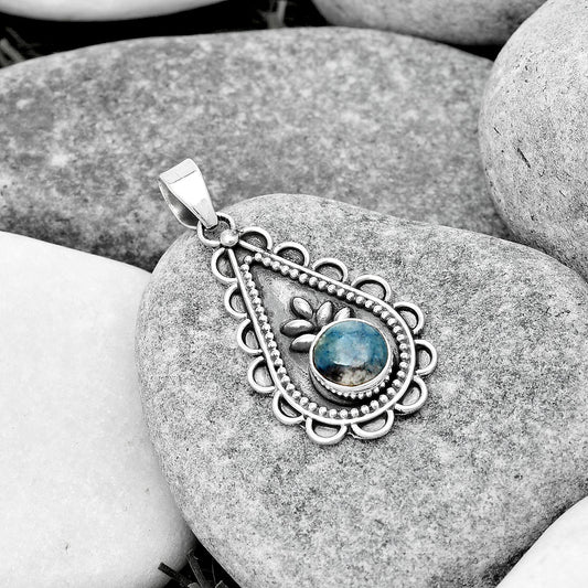 Natural Blue Scheelite - Turkey Pendant P-1033 SDP125441