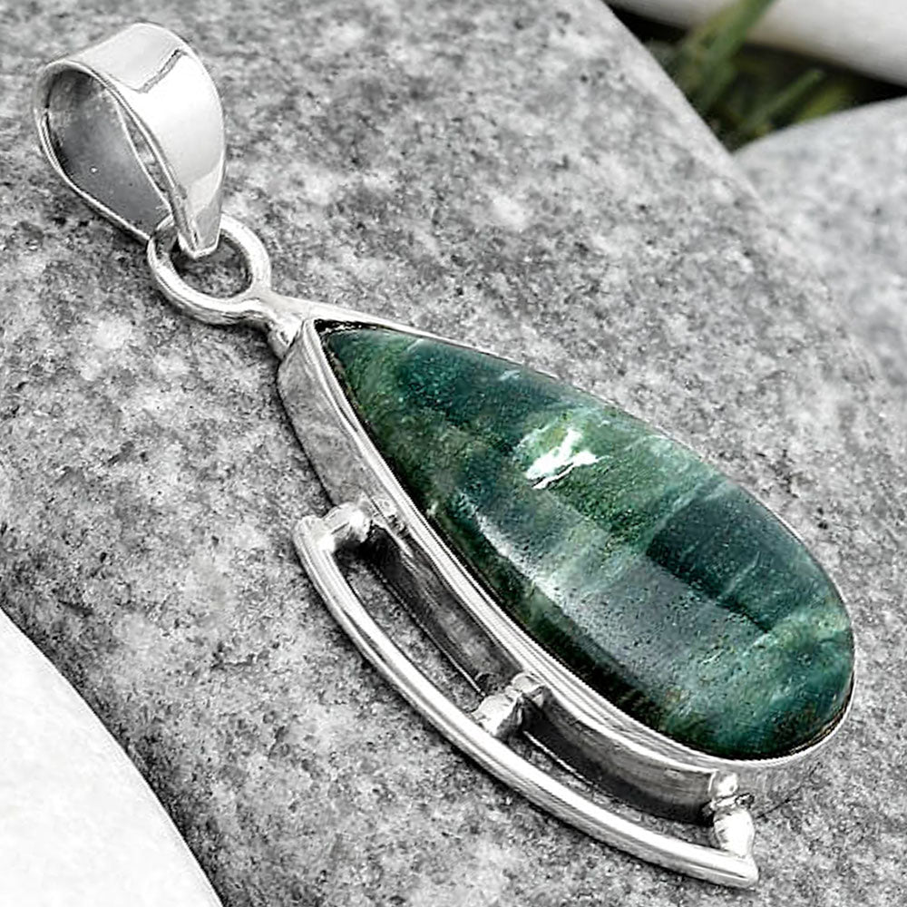 Natural Larsonite Jasper Pendant P-1274 SDP125611