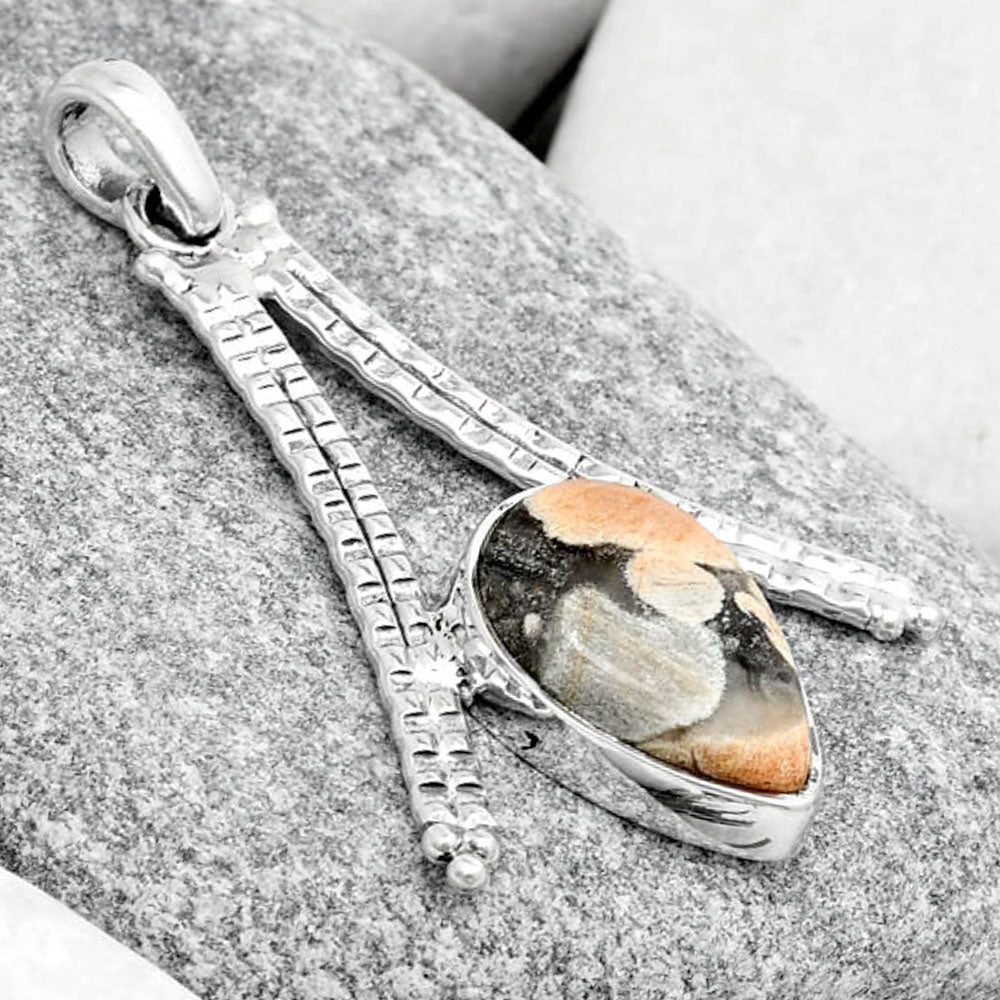 Natural Tabu Jasper Pendant P-1034 SDP125620