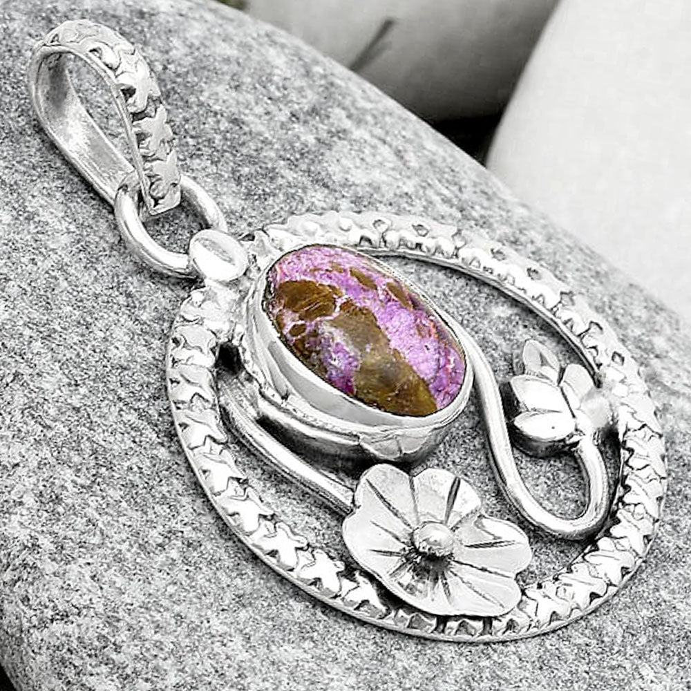 Floral - Purpurite - South Africa Pendant P-1615 SDP125755