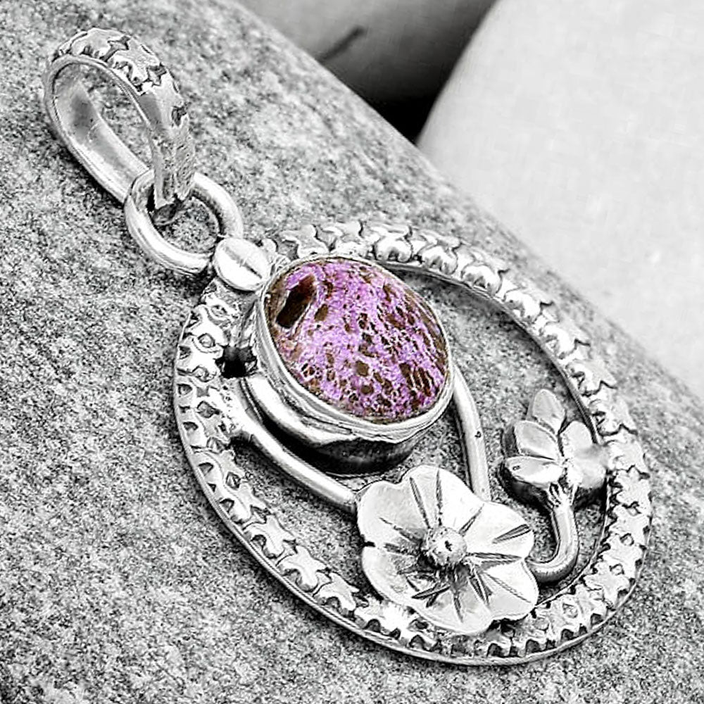 Floral - Purpurite - South Africa Pendant P-1615 SDP125761