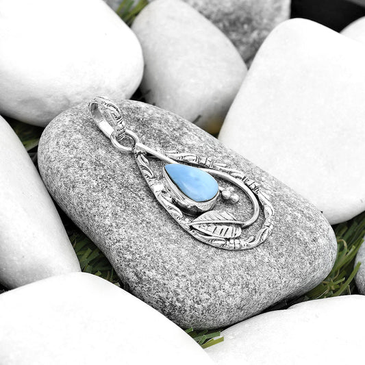 Leaf - Natural Owyhee Opal Pendant P-1608 SDP125801