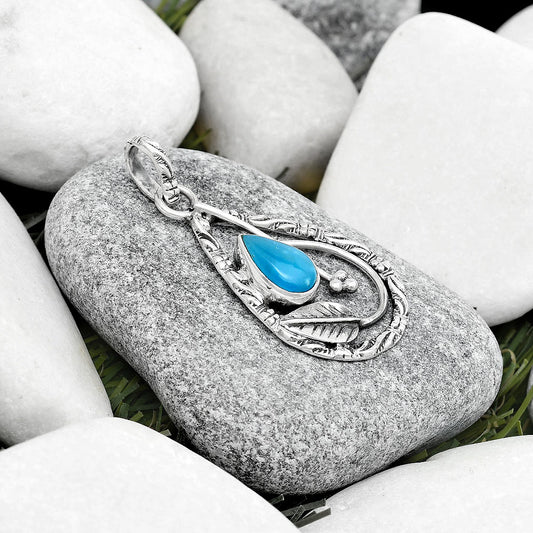 Leaf - Natural Smithsonite Pendant P-1608 SDP125805