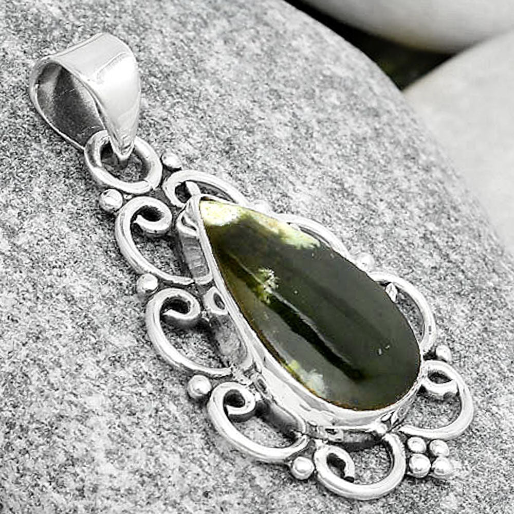 Natural Chrome Chalcedony Pendant P-1699 SDP125920