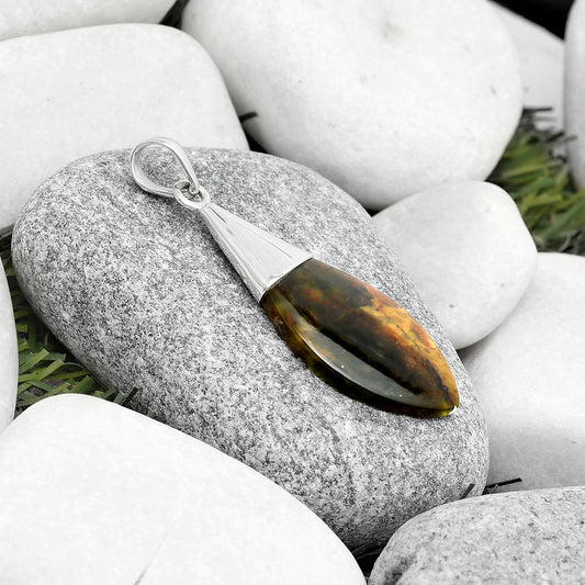 Natural Chrome Chalcedony Pendant P-1016 SDP126005