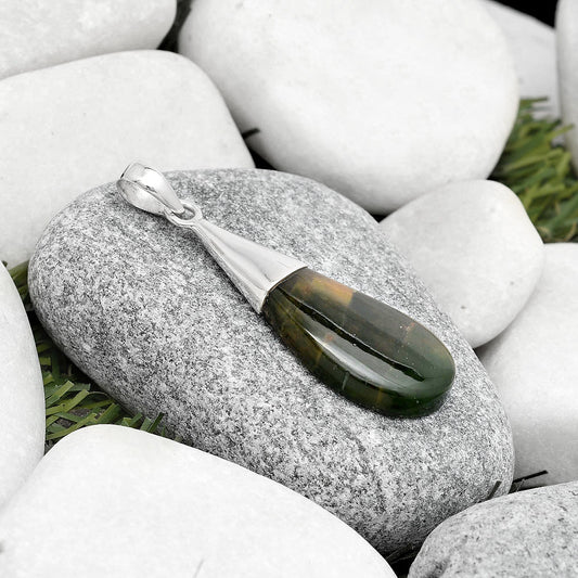 Natural Chrome Chalcedony Pendant P-1016 SDP126030