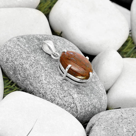 Natural Red Moss Agate Pendant P-1013 SDP126138