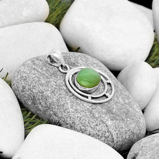 Natural Boulder Chrysoprase Australia Pendant P-1712 SDP126182
