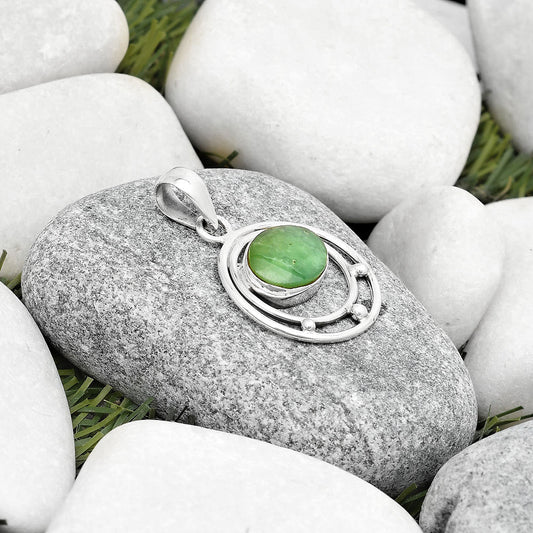 Natural Boulder Chrysoprase Australia Pendant P-1712 SDP126202