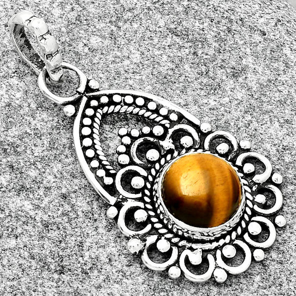 Natural Tiger Eye - Africa Pendant P-1224 SDP126453