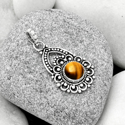 Natural Tiger Eye - Africa Pendant P-1224 SDP126453