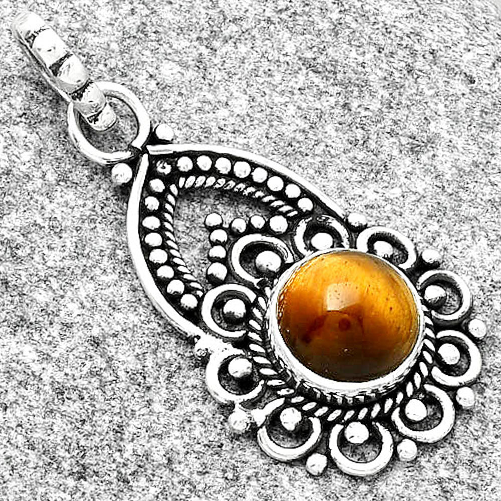 Natural Tiger Eye - Africa Pendant P-1224 SDP126459