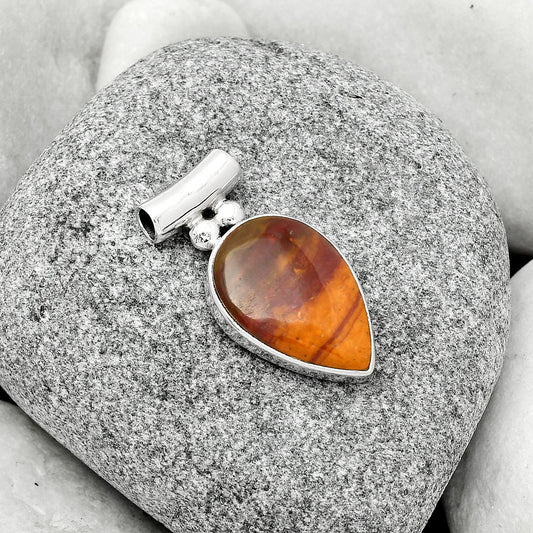 Natural Red Mookaite Pendant P-1259 SDP126541