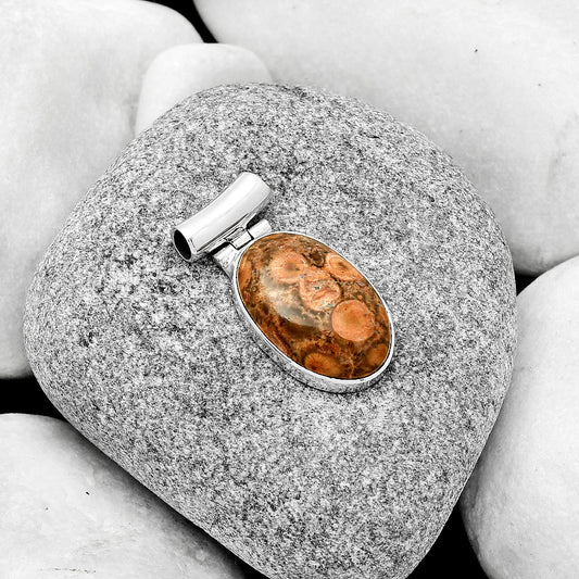 Natural Poppy Jasper Pendant P-1621 SDP126700