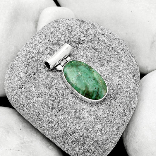 Natural Larsonite Jasper Pendant P-1621 SDP126720