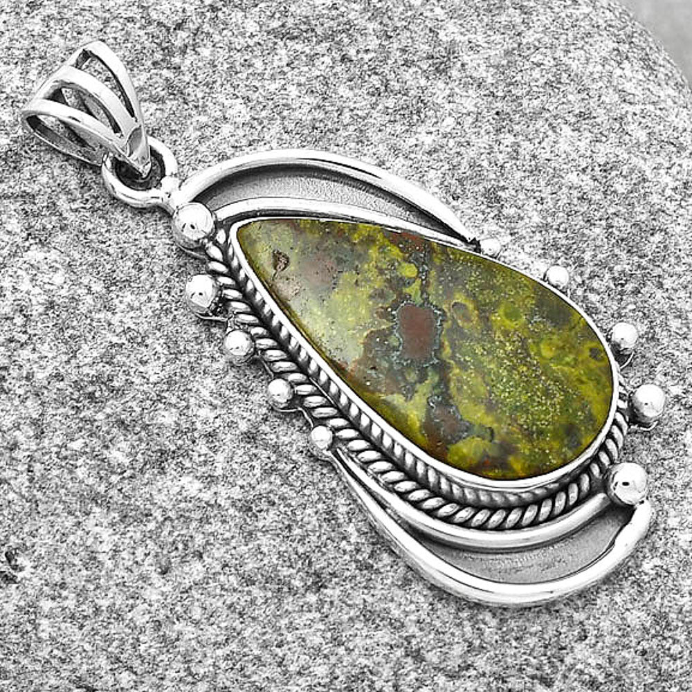Dragon Blood Stone - South Africa Pendant P-1012 SDP126823