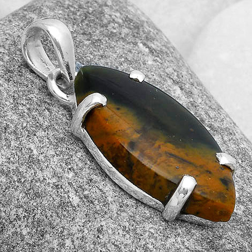 Natural Chrome Chalcedony Pendant P-1013 SDP126880