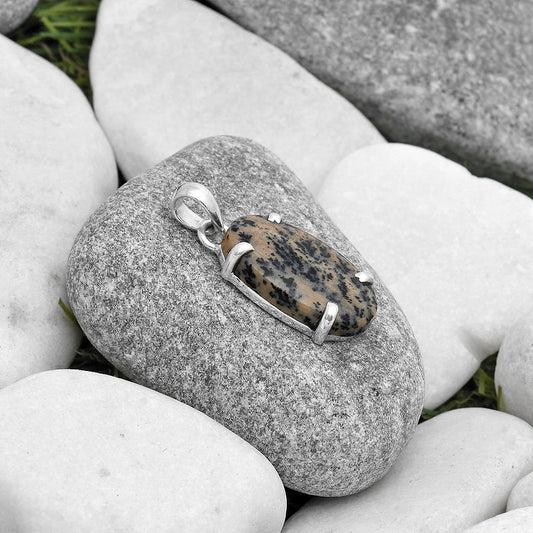 Natural Russian Honey Dendrite Opal Pendant P-1013 SDP126888