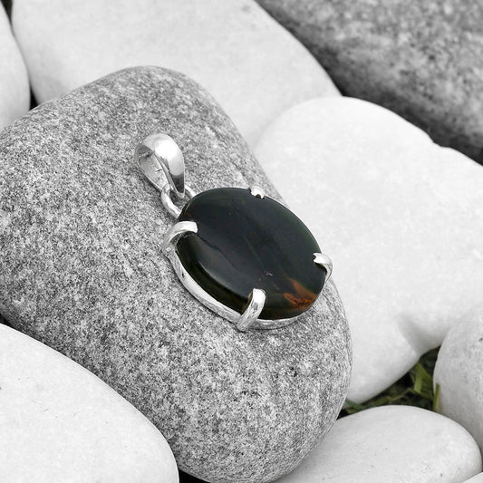 Natural Chrome Chalcedony Pendant P-1013 SDP126896