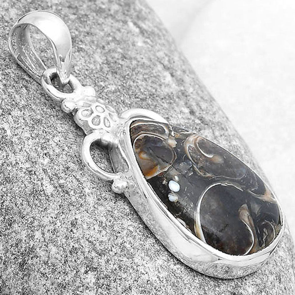 Natural Turtella Jasper - USA Pendant P-1220 SDP126912