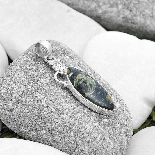 Natural Star Galaxy Jasper Pendant P-1220 SDP126923