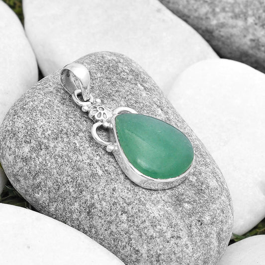 Natural Green Aventurine Pendant P-1220 SDP126930