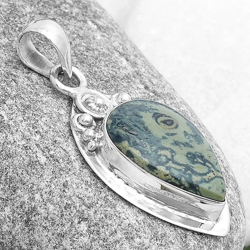 Natural Star Galaxy Jasper Pendant P-1350 SDP126963