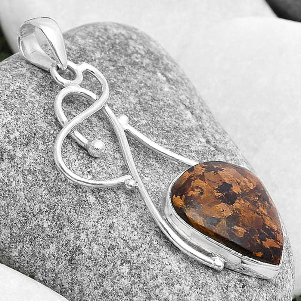 Natural Bronzite Pendant P-1036 SDP127018