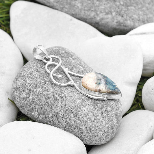 Natural Blue Scheelite - Turkey Pendant P-1036 SDP127028