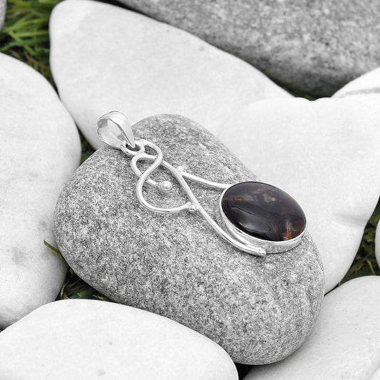 Natural Red Palm Root Agate Pendant P-1036 SDP127033