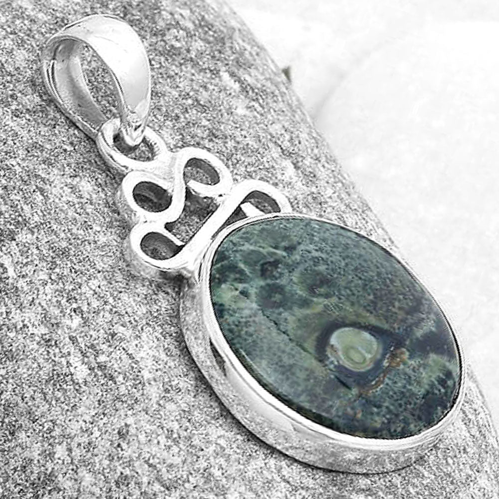 Natural Star Galaxy Jasper Pendant P-1554 SDP127260