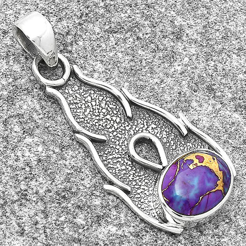 Copper Purple Turquoise - Arizona Pendant P-1400 SDP127265