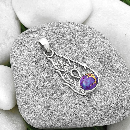 Copper Purple Turquoise - Arizona Pendant P-1400 SDP127265