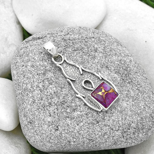 Copper Purple Turquoise - Arizona Pendant P-1400 SDP127270