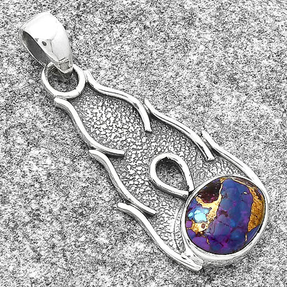 Copper Purple Turquoise - Arizona Pendant P-1400 SDP127289
