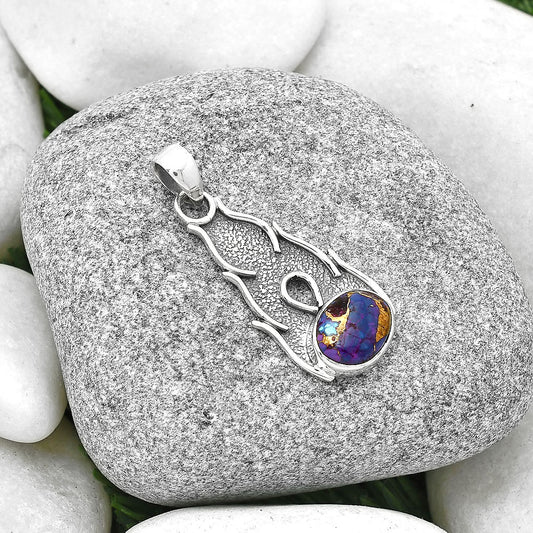 Copper Purple Turquoise - Arizona Pendant P-1400 SDP127289