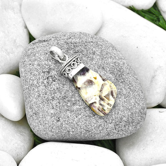 Natural Chevron Amethyst Pendant P-1331 SDP127340