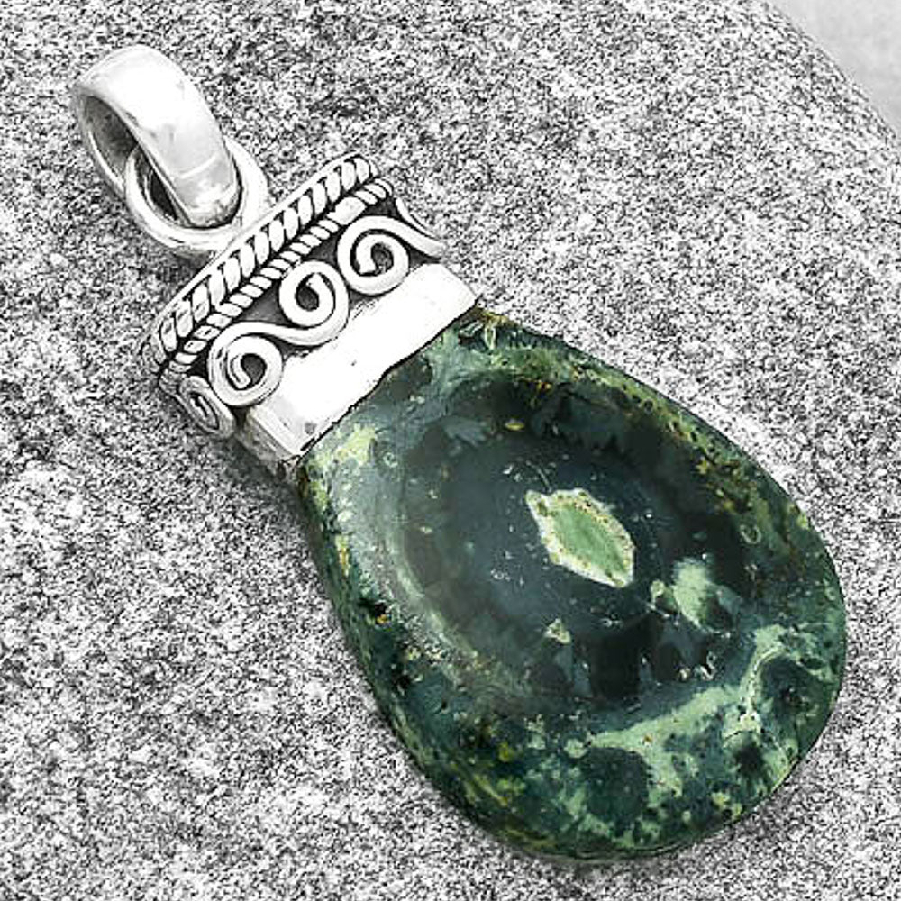 Natural Star Galaxy Jasper Pendant P-1331 SDP127343